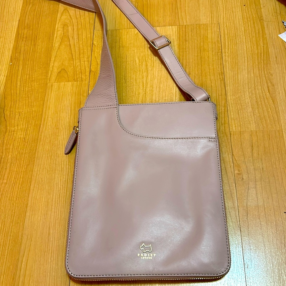 Radley London Leather Pocket Medium Zip-Around Crossbody